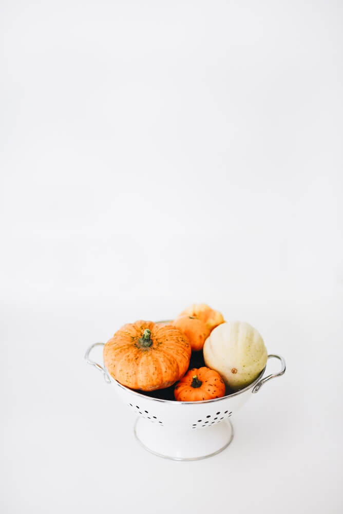 Pumpkins in a bowl